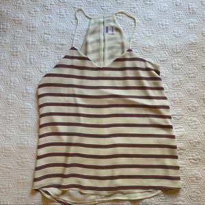 Express reversible stripe red white blue tank top